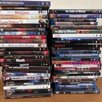 50 assorted DVDs