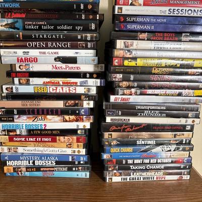 50 assorted DVDs