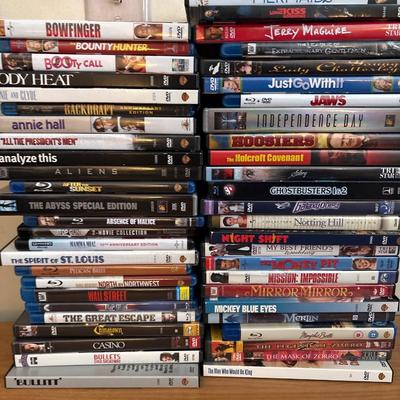 50 assorted DVDs