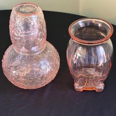 Collection of Colored & Etched Glassware, Including Fenton (LR-SF)