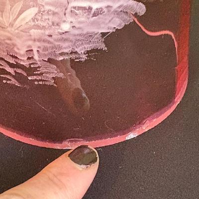 Collection of Colored & Etched Glassware, Including Fenton (LR-SF)