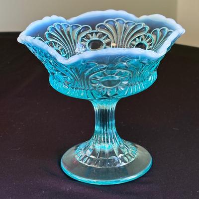 Collection of Colored & Etched Glassware, Including Fenton (LR-SF)