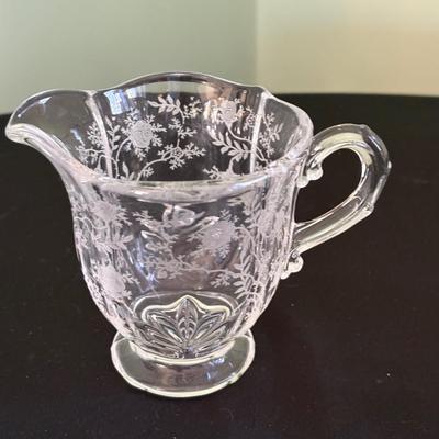 Collection of Colored & Etched Glassware, Including Fenton (LR-SF)