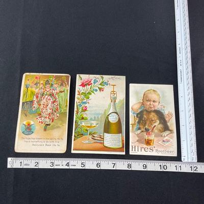 -95- EPHEMERA | Assortment Of Vintage Advertising | Hires & Anheuser Beer