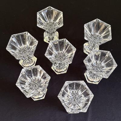 Collection of Cut Glass Candlestick Holders & More (LR-SF)