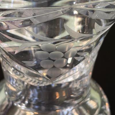 Collection of Cut Glass Candlestick Holders & More (LR-SF)