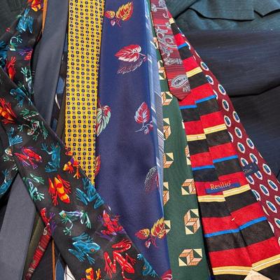 Suits (2), suit jacket & ties