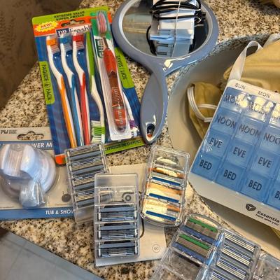 Variety of bathroom products