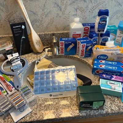 Variety of bathroom products