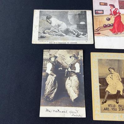 -101- POSTCARDS | Assortment Of Vintage Postcards Of People With Hobbies