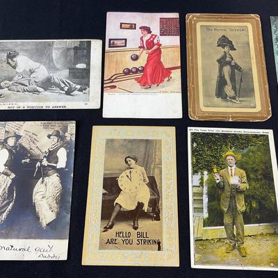 -101- POSTCARDS | Assortment Of Vintage Postcards Of People With Hobbies