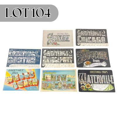 -104- POSTCARD | Assortment Of Greetings From Postcards