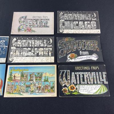 -104- POSTCARD | Assortment Of Greetings From Postcards