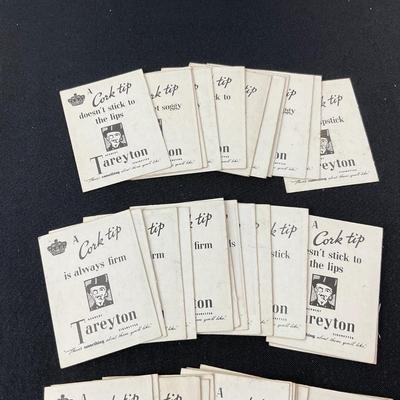 -105- TOBACCO | Tareyton Cigarette Cards | Royalty