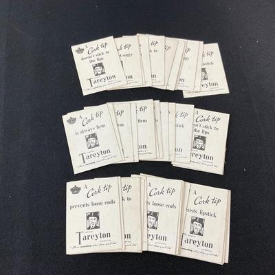 -105- TOBACCO | Tareyton Cigarette Cards | Royalty