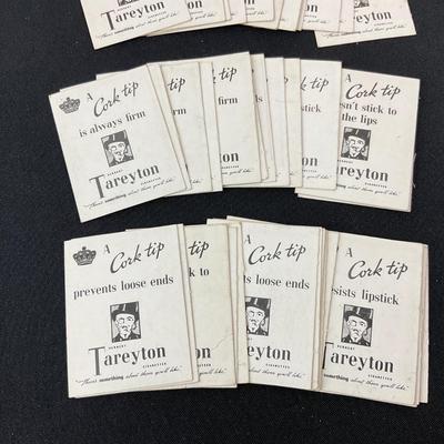 -105- TOBACCO | Tareyton Cigarette Cards | Royalty