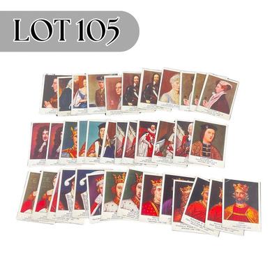 -105- TOBACCO | Tareyton Cigarette Cards | Royalty