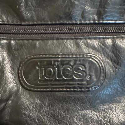 Totes leather duffel, jewelry case, programmable timer and picture frame