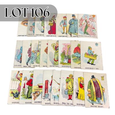 -106- EPHEMERA | Assortment Of Old Maid Playing Cards
