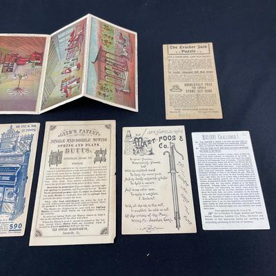 -110- EPHEMERA | Assortment Of Vintage Advertising