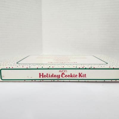 Avon Holiday Cookie Kit 1983 Vintage Christmas Baking Set Cookie Cutters Recipes Original Box