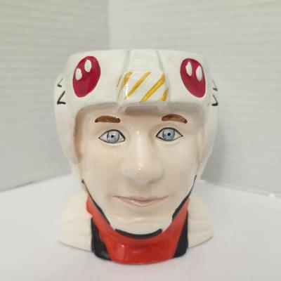 Sigma Tastesetter Sci Fi Pilot Helmet Head Mug Made in Japan Hand Decorated Ceramic