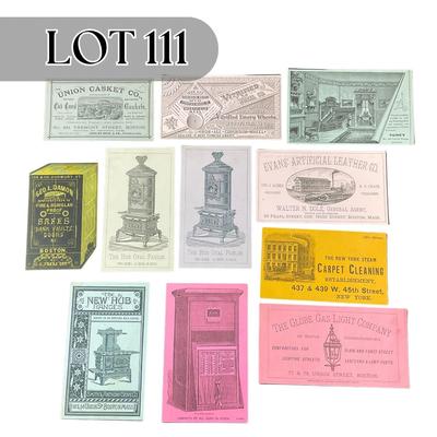 -111- EPHEMERA | Assortment Of Vintage Advertising