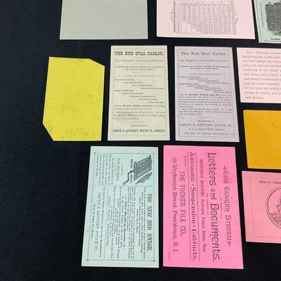 -111- EPHEMERA | Assortment Of Vintage Advertising