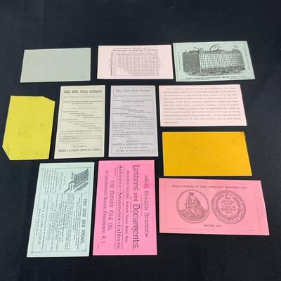 -111- EPHEMERA | Assortment Of Vintage Advertising