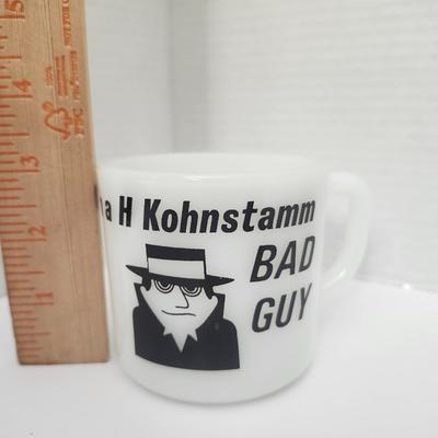 Vintage Made in USA White Coffee Mug I Had a Bad Idea Black Text Graphic Humor Cup