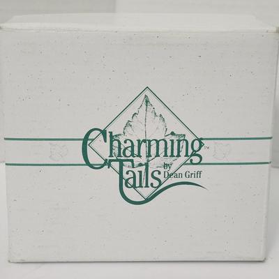 Charming Tails Waiting for Xmas Figurine Fitz and Floyd Holiday Mouse Collectible with Original Box