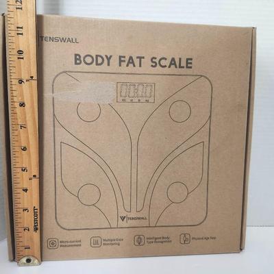 Tenswall Digital Body Fat Scale Smart Bathroom Scale Micro Current Measurement Health Monitor