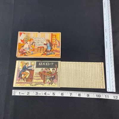 -112- EPHEMERA | School Funny Advertising & Chart