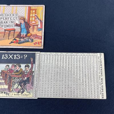 -112- EPHEMERA | School Funny Advertising & Chart