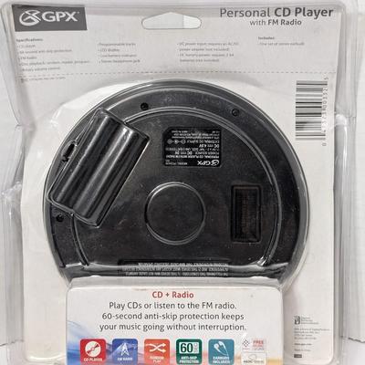 GPX Personal CD Player with FM Radio Listing