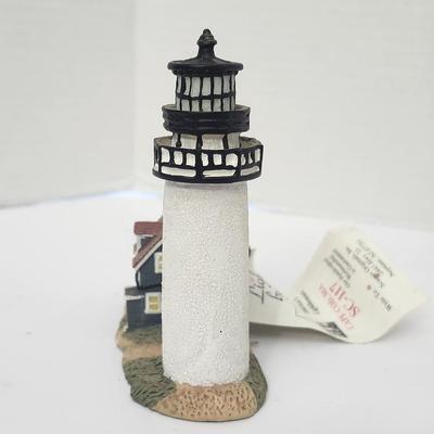 Lighthouse by Scaasis Cape Cod MA SC 117 Handcrafted Lighthouse Figurine with Original Tag
