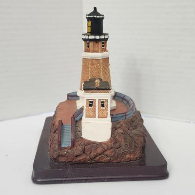 1998 Oneida Studios Lighthouse Point Split Rock MN Lighthouse Figurine