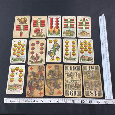 -113- EPHEMERA | Assortment Of Old Playing Cards