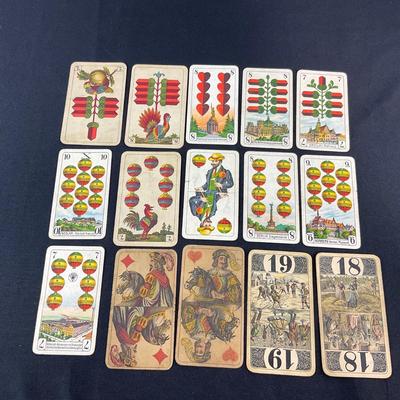 -113- EPHEMERA | Assortment Of Old Playing Cards