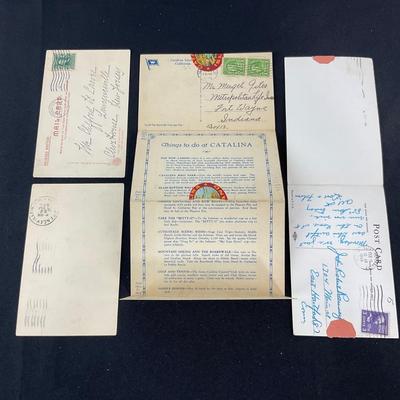 -115- POSTCARD | Assortment Of Folding Postcards | Damage