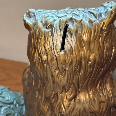 Vintage plastic/resin piggy banks