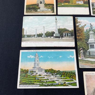 -118- POSTCARD | Assortment Of Monument Postcards