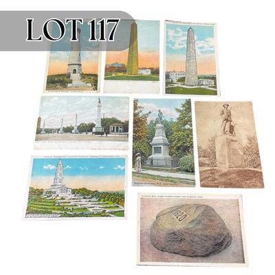 -118- POSTCARD | Assortment Of Monument Postcards