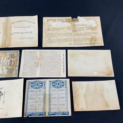 -120- EPHEMERA | Vintage Spool & Thread Advertisements