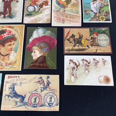 -121- EPHEMERA | Vintage Spool & Thread Advertisements