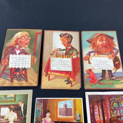 -122- EPHEMERA | Vintage Piano Postcards & Advertisements