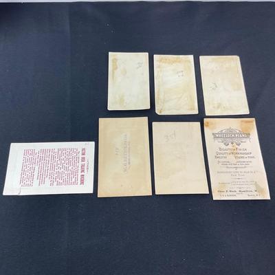 -122- EPHEMERA | Vintage Piano Postcards & Advertisements