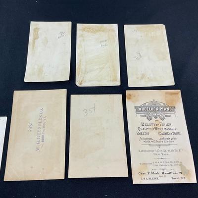 -122- EPHEMERA | Vintage Piano Postcards & Advertisements