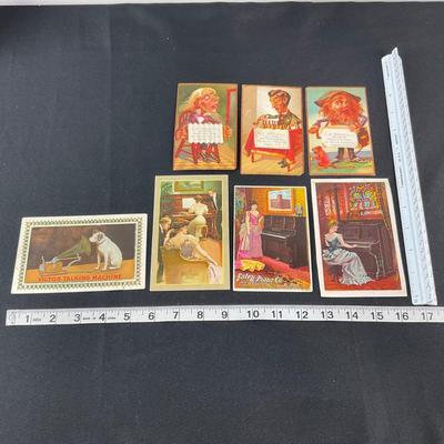 -122- EPHEMERA | Vintage Piano Postcards & Advertisements