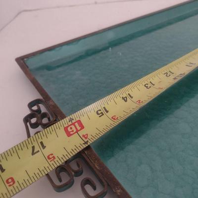 MCM Vintage Enameled Serving Tray